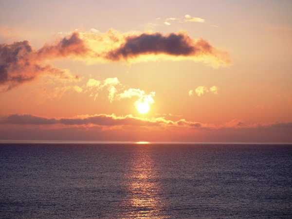 2月17日の朝日