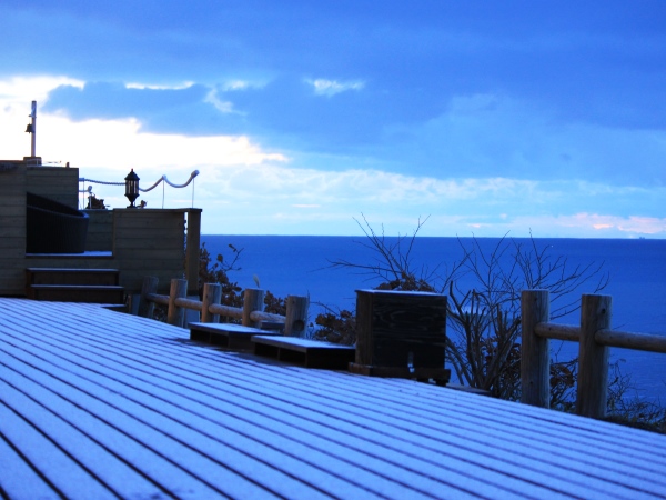 虎杖浜にも初雪が降りました